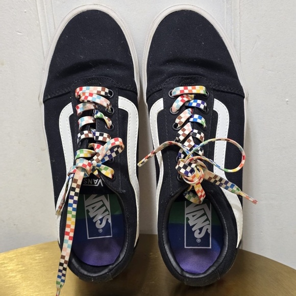New vans Old skool I Am Proud LGBTQ Pride Sneakers Women's Size 9 - Picture 4 of 10